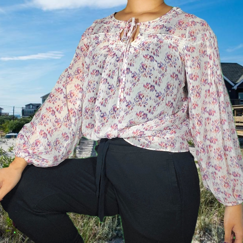 Gossip Girl x Romeo & Juliet Couture sheer peasant top